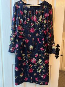 Hobbs Silk Dress - Size 12 perfect condition