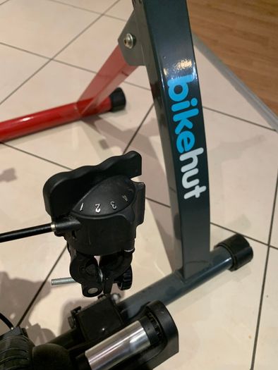 Bike trainer plus wheel truing