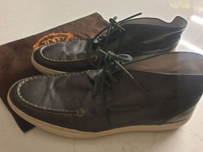 Tods Navy Shoes uk9.5 rrp350
