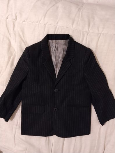 Marks & Spencer Autograph Pinstripe Smart Blazer Suit Jacket, Kids