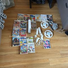 Nintendo wii with games