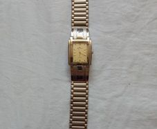 Christian Japan Quartz 24K Gold Plated Mens Unisex Watch