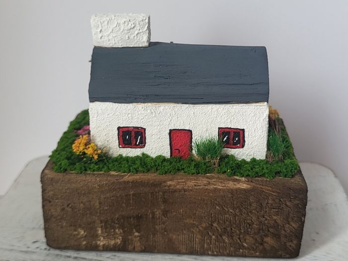 Handcrafted tiny wooden cottage!
