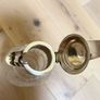 Vintage 1900 UK solid sterling silver glass wine jug Image 7