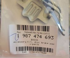 Bosch BMW X5 rear brake accessory kit