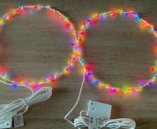 IKEA LED Pendant Indoor Hanging Circlular Wreath Multicolor Lights
