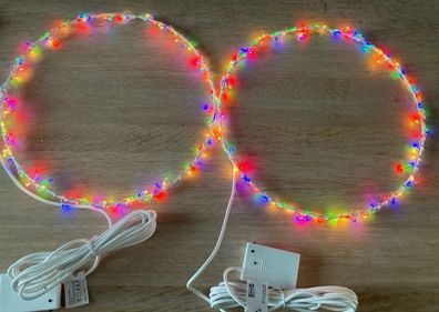 IKEA LED Pendant Indoor Hanging Circlular Wreath Multicolor Lights