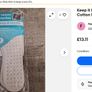 Keep It Handy Cut to Size Non-Slip Shoe Cotton Insoles - Pack of 2 Pairs Image 6