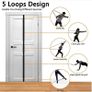 Upgrade Door Anchor Strap for Resistance Bands Exercises Anchor Gym Attachment for Home Fitness Portable Door Band Resistance Image 2