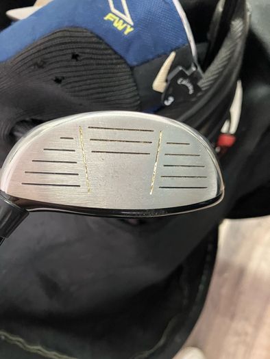 golf bag and clubs
