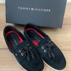 Tommy Hilfiger Womans Leather Boat Shoes