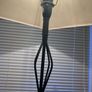 Tall Black Metal Table Lamp Image 9