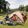 Camping Tent, Pop up Tent 4 Person Family Dome Tent Waterproof Windproof with 2 Mesh Doors, 2 Mesh Windows, Roof Skylights, 2 in 1 Double Layers, Storage Bag for Camping Hiking Backpacking (FREE POSTAGE) Image 4