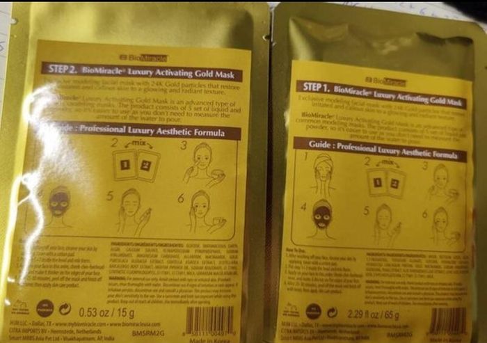 Korean Lifting Gold Face Mask
