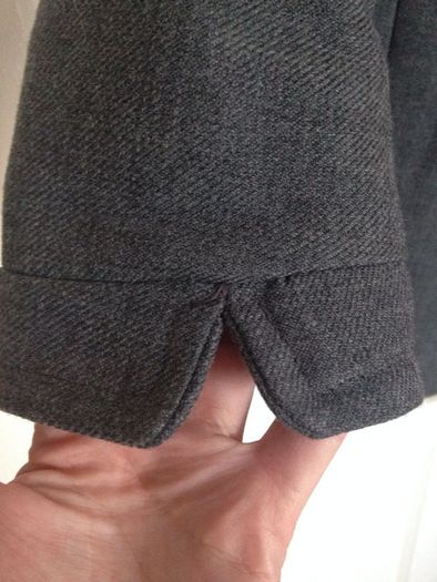 Grey French Connection military style coat