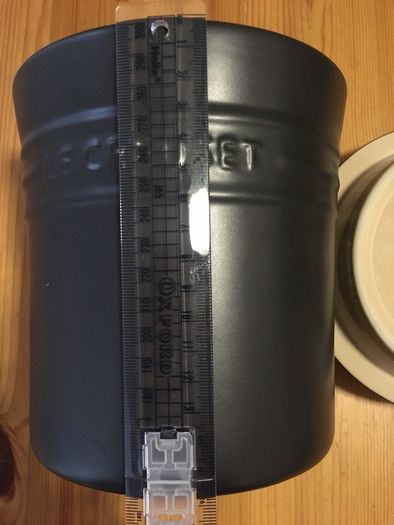 Le Creuset Dark Grey Storage Jar