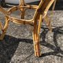 Wicker Glass Top Circular Table. Image 4