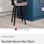 Grey Bar Stool Image 4