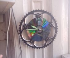 bike steampunk clock