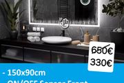 LED Bathroom Mirror 150x90cm
