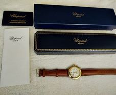 Genuine Chopard Mille Miglia gold watch