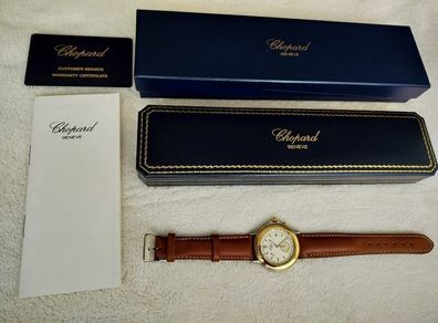 Genuine Chopard Mille Miglia gold watch