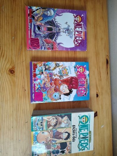 One Piece Volumes 31, 32, 33, 103, 106