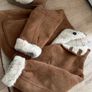 Shearling jacket Zara Image 3