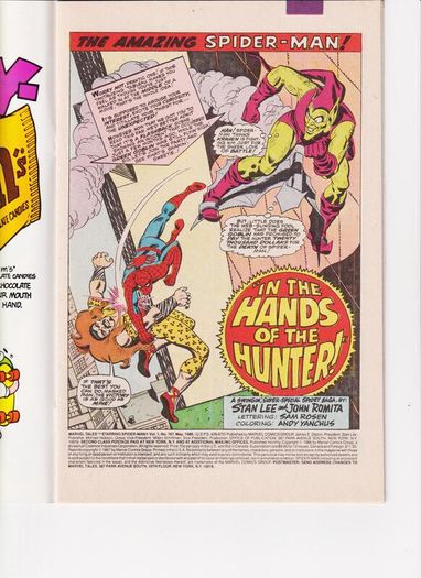 Marvel Tales #187 Kraven The Hunter 1986 Marvel Comic