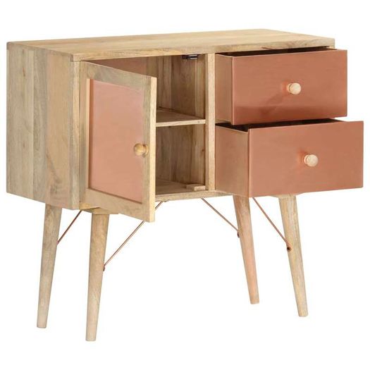Sideboard 80x35x75 cm Solid Mango Wood
