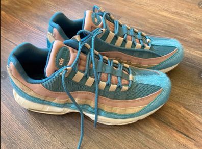 Nike Air Max 95 LX Pony Smokey Blue/Mushroom RARE Women s