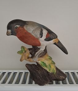 Vintage Bullfinch bird figurine