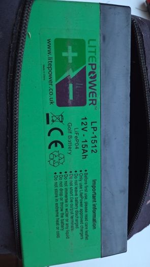 Litepower Lithium Battery & Charger - Suits various models