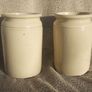 Two antique stoneware jars (c.1910s) - both in excellent undamaged condition (5.5" height) Image 3