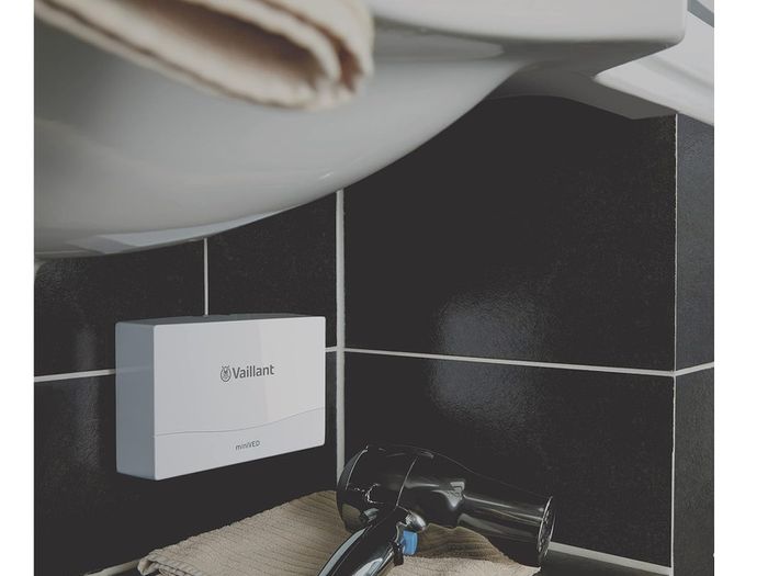 Vaillant miniVED H 3/3 N Hydraulic Small Tankless Water Heater [Energy Class A]