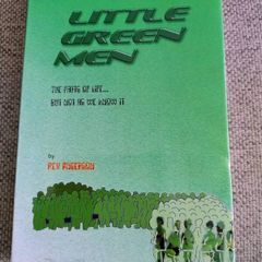 Little Green Men by Rex Anderson 2006 hardback with dustcover good condition with some signs of wear on the cover signed by the author FREE STANDARD POSTAGE INCLUDED