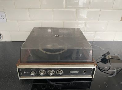 Vintage record player