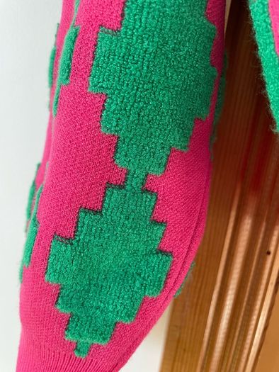 Pink & green SHEIN jumper size 16