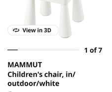 Ikea Mammut Children Chair
