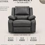 New 3+2 & 3+1+1 Leather Reclining Sofa Sets Image 4