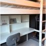 Single Loft Bed and Desk Image 2