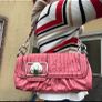 pink guess handbag Image 7