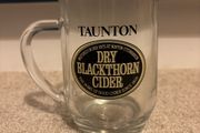 vintage Taunton Dry Blackthorn Cider glass tankard