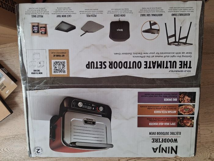 Ninja Woodfire Electric Outdoor Oven + Accessories
