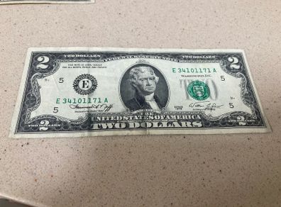 USA 1976 2 Dollars Banknote