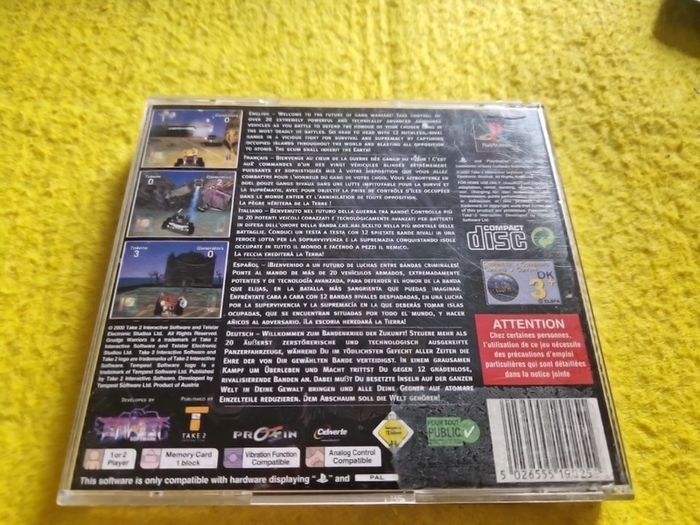 Grudge warriors PlayStation1 Ps1 PlayStation2 Ps2 games Original