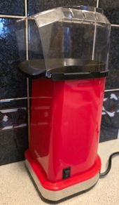Hot air popcorn machine, healthy popcorn with no oil
