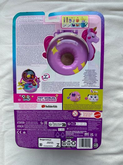 Polly Pocket Micro Doll Sparkle Cove Adventure Unicorn Floatie Compact Playset new Please look at the pictures