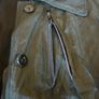 Jacket Trench Coat Mac Dark Olive Green Medium - Mint Condition Image 8