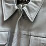 Leather Jacket Size 16 - Taifun Light Blue Image 4